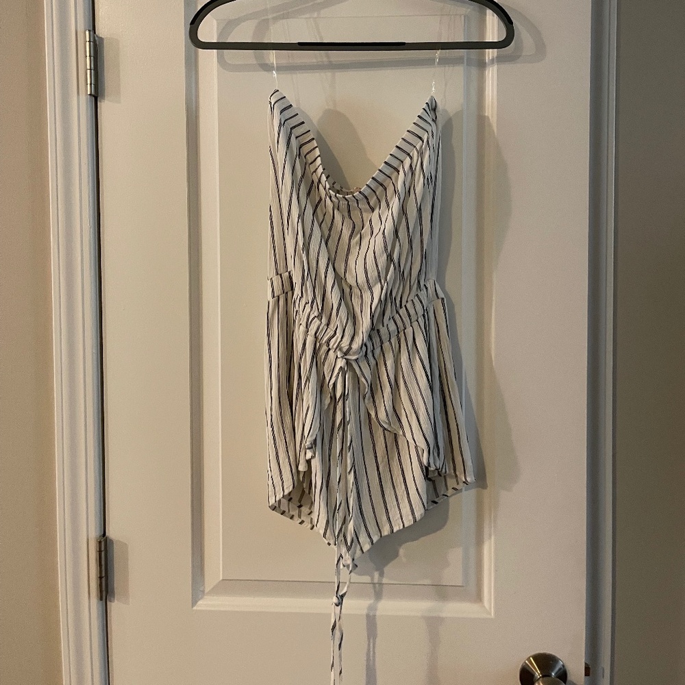 Lottie Moss Strapless Romper